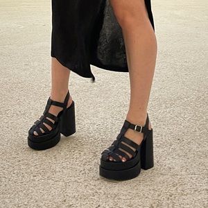 Steve Madden platform heeled sandals